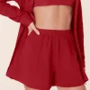 The Mullins Short - Cotton Gauze - Flame