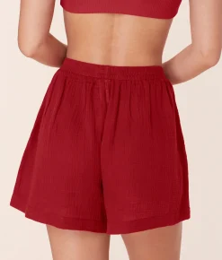The Mullins Short - Cotton Gauze - Flame