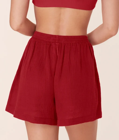 The Mullins Short - Cotton Gauze - Flame