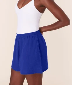 The Mullins Short - Cotton Gauze - Mazarine