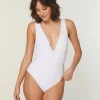 The Mykonos One Piece - Eco Nylon - White - Classic