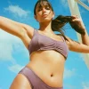 The Nadi Bikini Top - Satin - Licorice