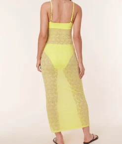 The Nadi Dress - Floral Lace - Limeade