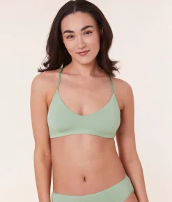 The Plunge Bralette - Cloud - Jade