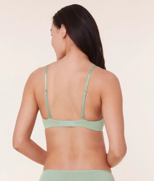 The Plunge Bralette - Cloud - Jade
