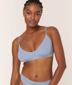 The Plunge Bralette - Cloud - Bluebell