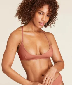 The Plunge Bralette - Rayon - Apricot