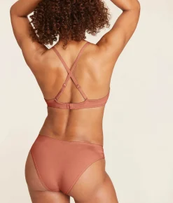The Plunge Bralette - Rayon - Apricot