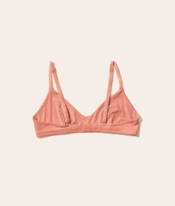 The Plunge Bralette - Rayon - Apricot