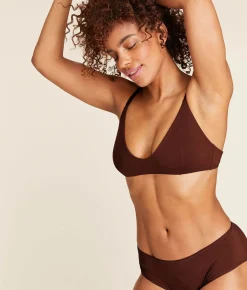 The Plunge Bralette - Rayon - Earth