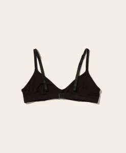 The Plunge Bralette - Rayon - Black
