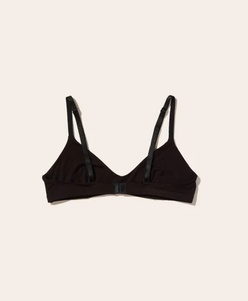 The Plunge Bralette - Rayon - Black