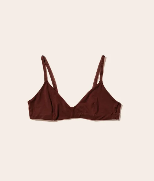 The Plunge Bralette - Rayon - Earth