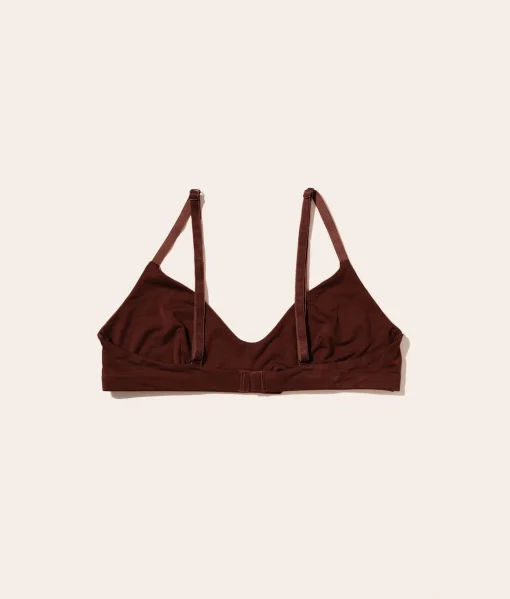 The Plunge Bralette - Rayon - Earth
