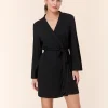 The Robe - Wide Rib - Black