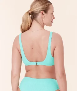 The Rye Bikini Top - Wide Rib - Opal