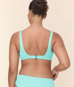 The Rye Bikini Top - Wide Rib - Opal