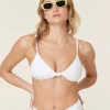The Santorini Bikini Top - Eco Nylon - White