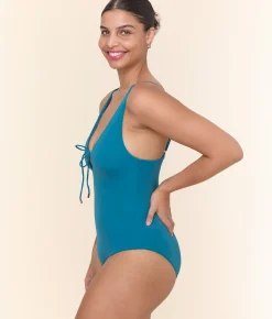 The Sicily One Piece - Eco Nylon - Ocean - Classic