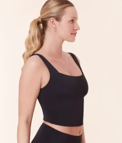 The Siren Swim Tank - Flat - Black