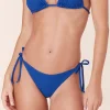 The String Bikini Bottom - Eco Ribbed - Mazarine