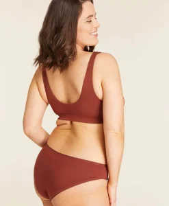 The Tank Bralette - Rayon - Deep Terracotta