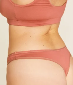 The Thong Panty - Rayon - Apricot