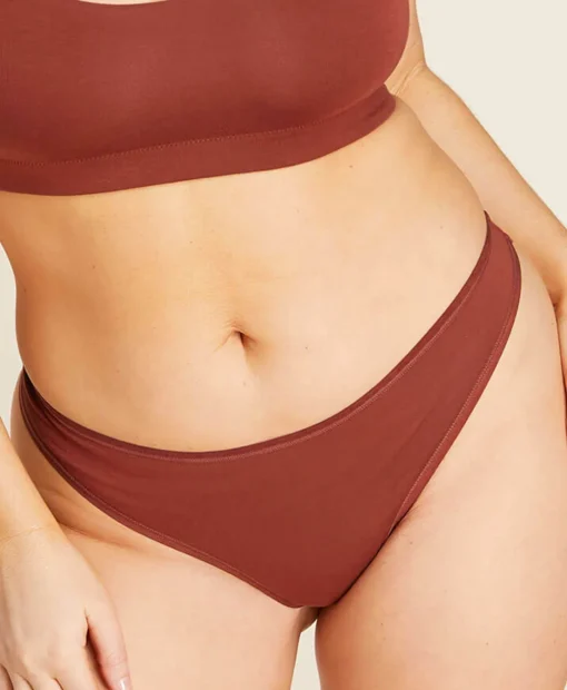 The Thong Panty - Rayon - Deep Terracotta