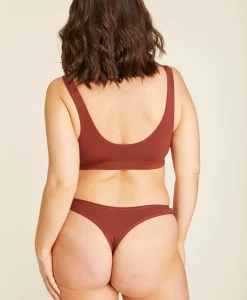The Thong Panty - Rayon - Deep Terracotta