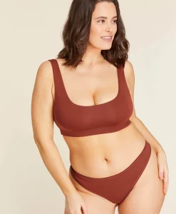 The Thong Panty - Rayon - Deep Terracotta