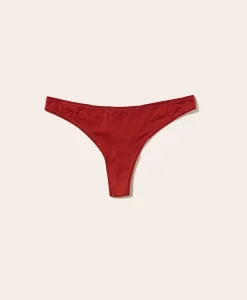 The Thong Panty - Rayon - Deep Terracotta