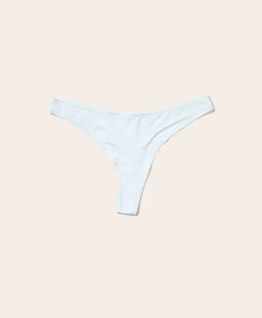 The Thong Panty - Rayon - Powder Blue