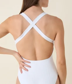 The Tulum One Piece - Eco Nylon - White - Classic