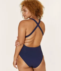 The Tulum One Piece - Flat - Navy - Classic