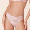 The Wide Band Cheeky Bikini Bottom - Houndstooth - Koi