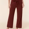 The Wide Leg Pant - Wide Rib - Mahogany