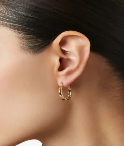 Venus Endless Gold Hoop Earrings - Ana Luisa