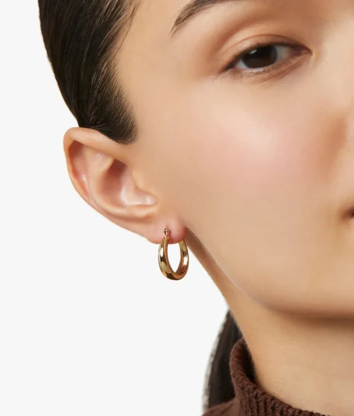 Venus Endless Gold Hoop Earrings - Ana Luisa