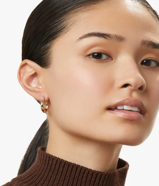 Venus Endless Gold Hoop Earrings - Ana Luisa